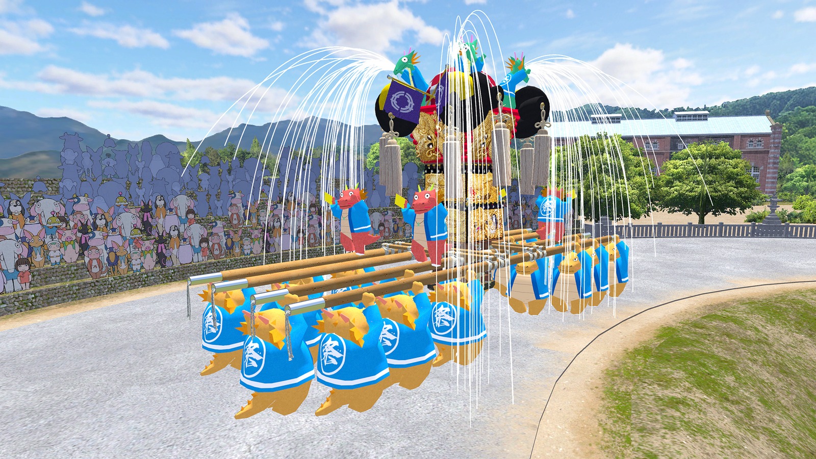 あかがねミュージアム 来館200万人到達記念感謝祭』【新居浜太鼓祭体験