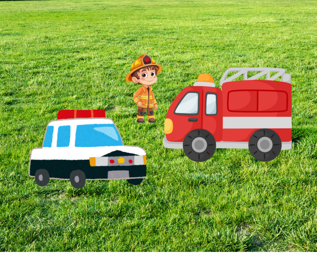 ミニマルシェ開催！！はたらくくるまもやってくる！